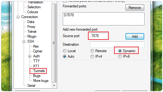 Sourceforge.net使用动态端口